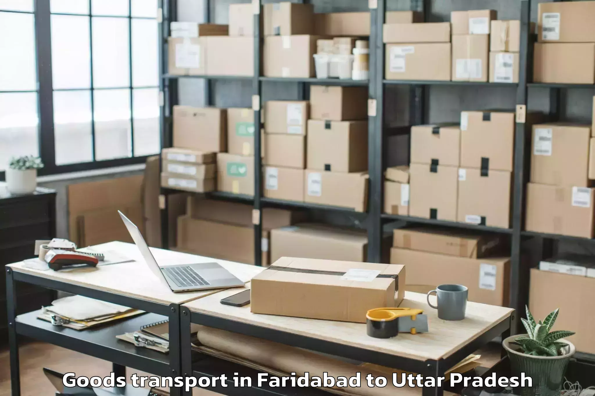 Book Your Faridabad to Chauri Chaura Goods Transport Today